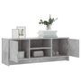 Voir la diapositive 4 : VIDAXL Meuble TV gris beton 102x30x37,5 cm bois d'ingenierie