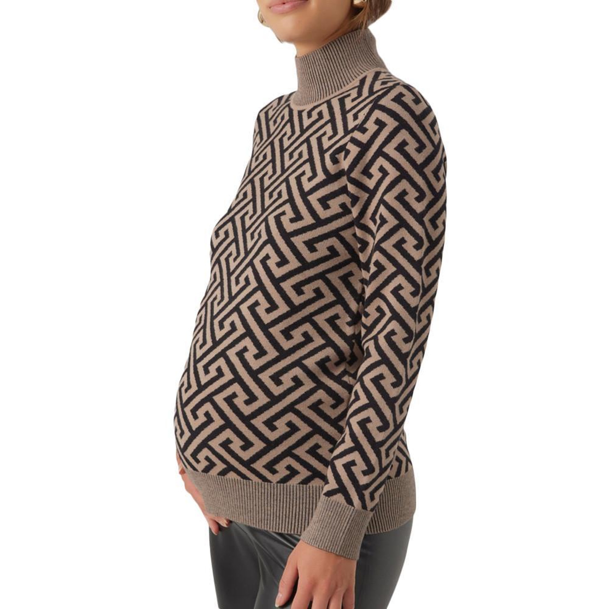 VERO MODA MATERNITY Pull de Grossesse Marron/ Femme Vero Moda Marternity Maria. Coloris disponibles : Noir