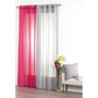 Voir la diapositive 4 : ATMOSPHERA Rideau Voilage  Rayure  140x240cm Gris