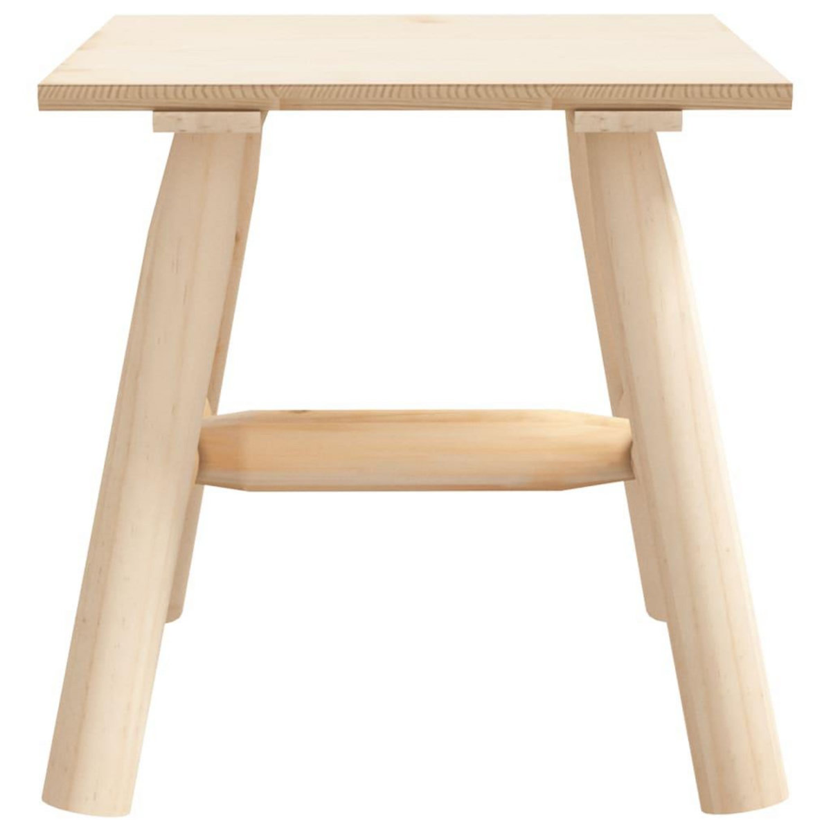 VIDAXL Table d'appoint 49x49x50 cm bois massif d'epicea