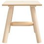 Voir la diapositive 4 : VIDAXL Table d'appoint 49x49x50 cm bois massif d'epicea