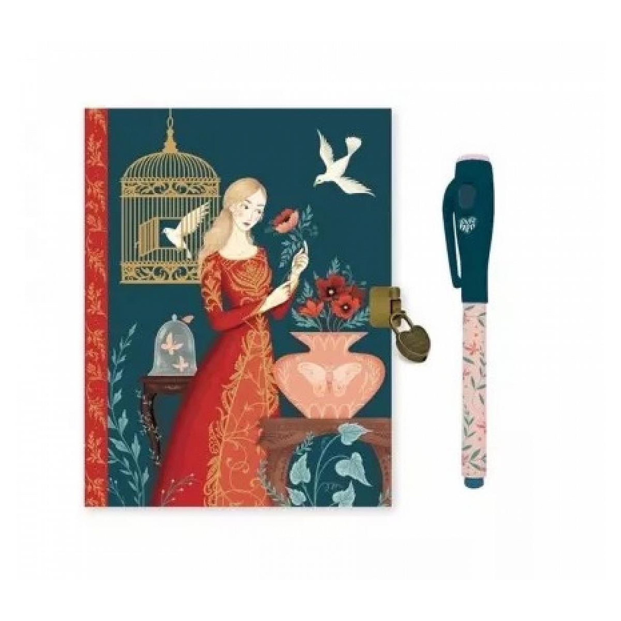 Voir la diapositive 2 : Djeco Carnet secret Lisa Feutre magique