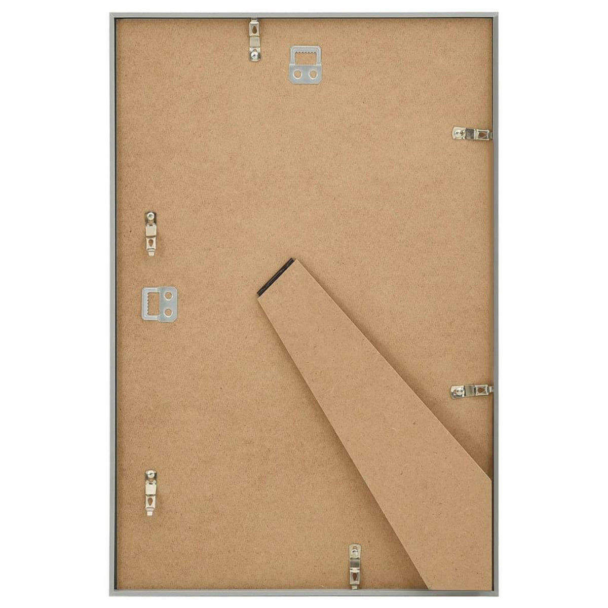 VIDAXL Collage de cadres photo 3 pcs de mur table Argente 70x90 cm MDF