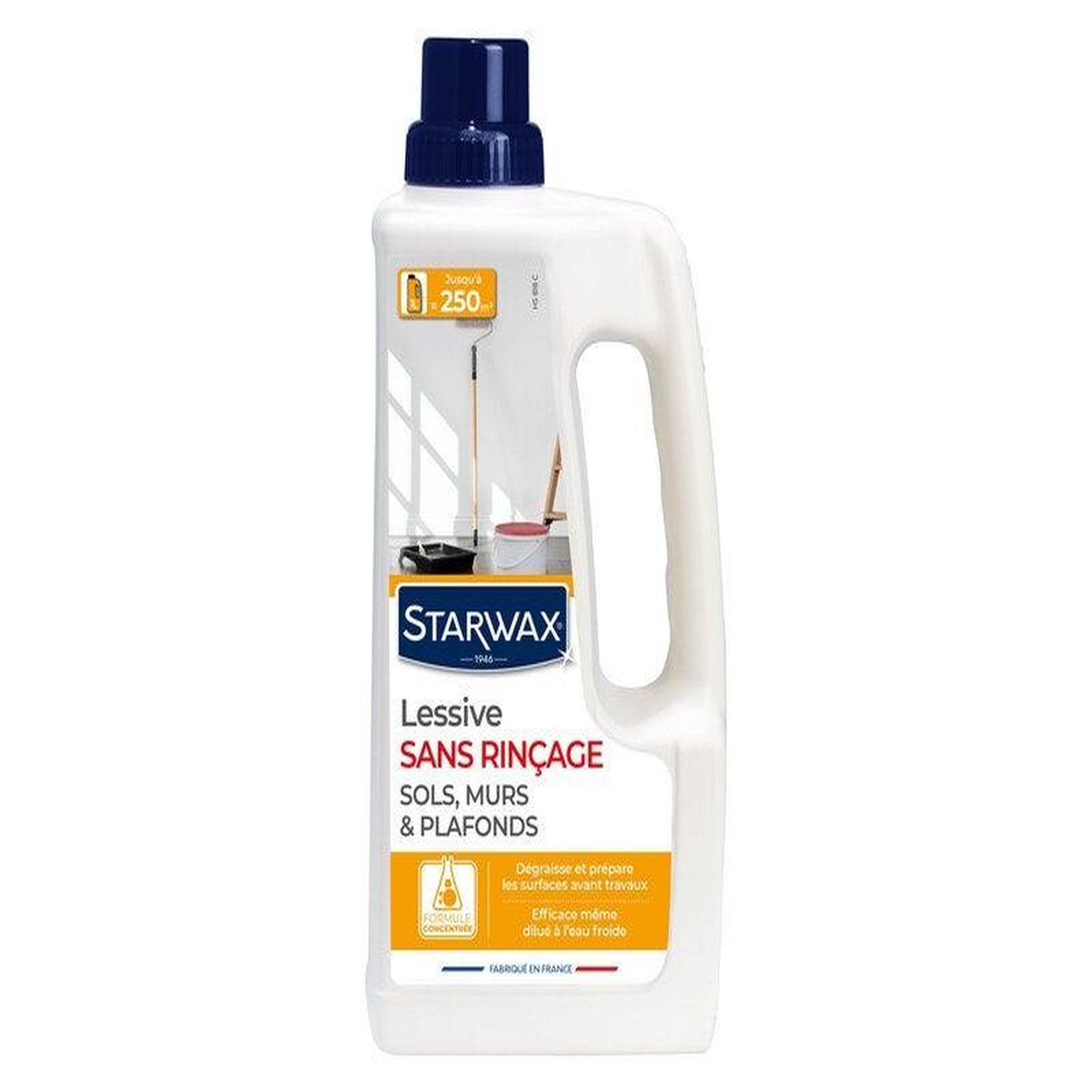Starwax Lessive sans rinçage sols, murs et plafonds STARWAX 1L