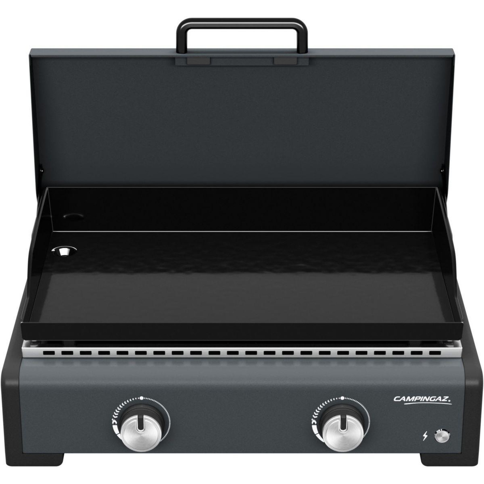 CAMPINGAZ Plancha gaz sigma 2 2210869 noir 2 brûleurs à poser, 58x36 cm