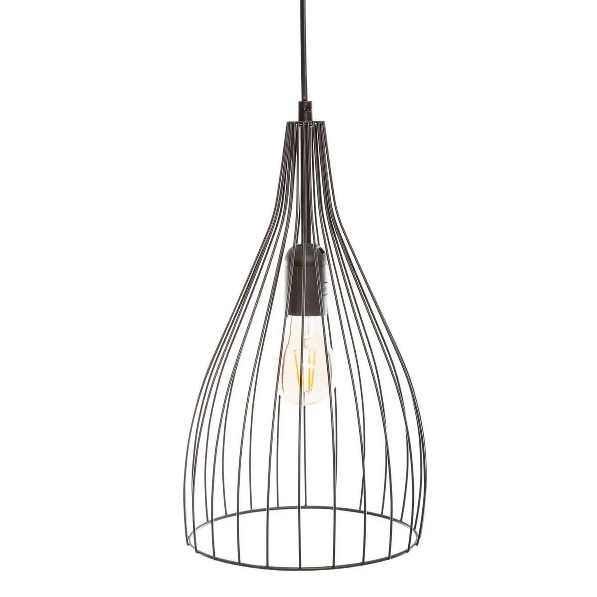 ATMOSPHERA Lampe Suspension en Métal  Jolit  37cm Noir