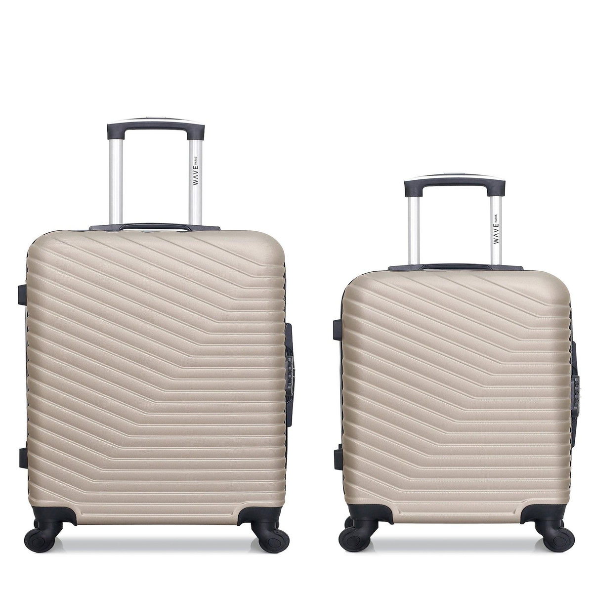 WAVE PARIS WAVE PARIS - Lot de 2 - Valise weekend et valise cabine LENA