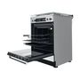 Voir la diapositive 5 : Whirlpool Cuisinière mixte WS68M8APX/E/1