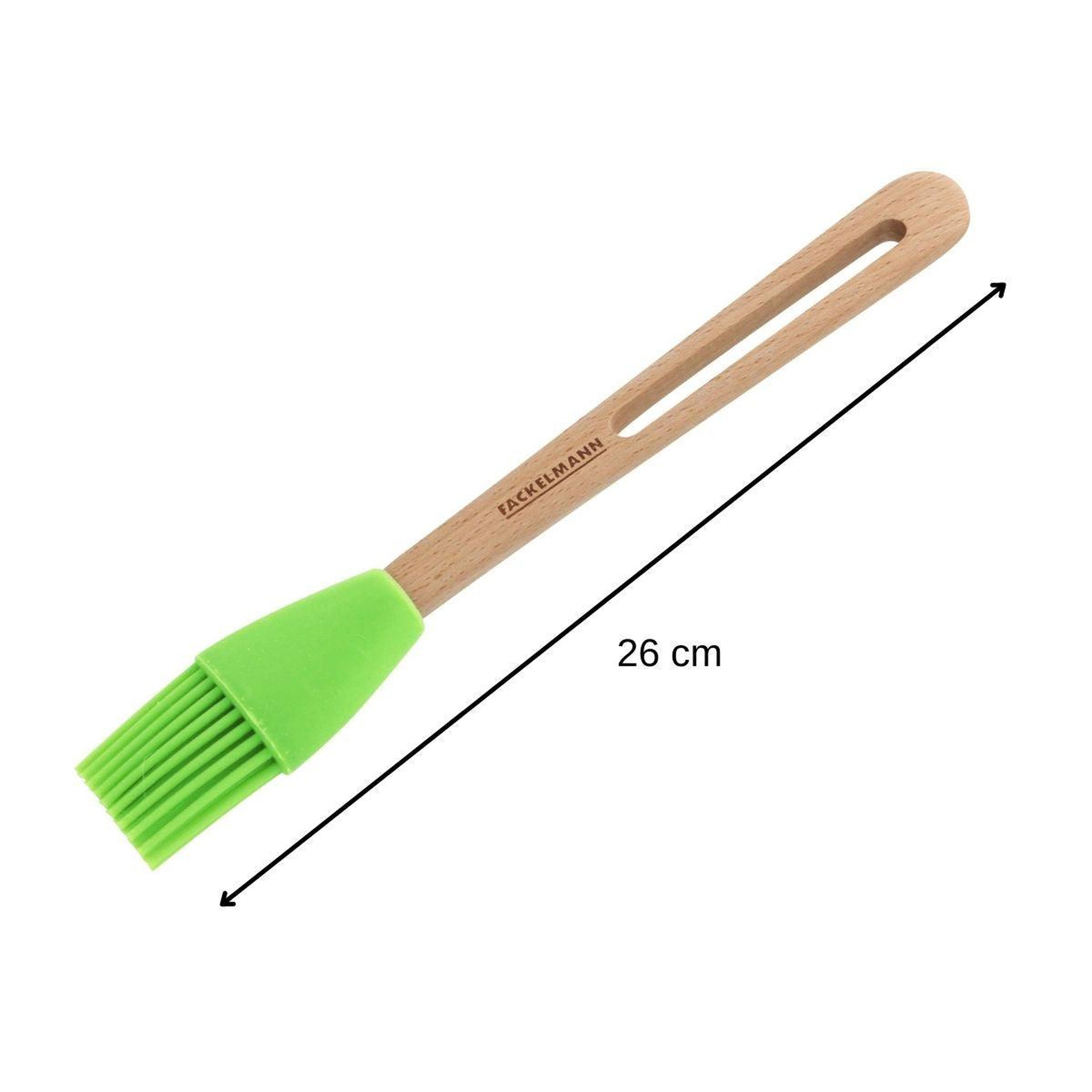 Voir la diapositive 3 : Fackelmann Ensemble de 2 pinceaux de cuisine et de pâtisserie 26 cm en poils silicone fackelmann eco friendly