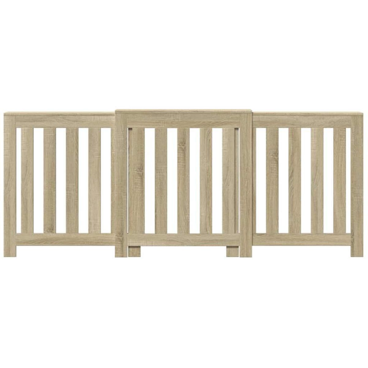 VIDAXL Cache-radiateur chene sonoma 205x21,5x83,5 cm bois d'ingenierie