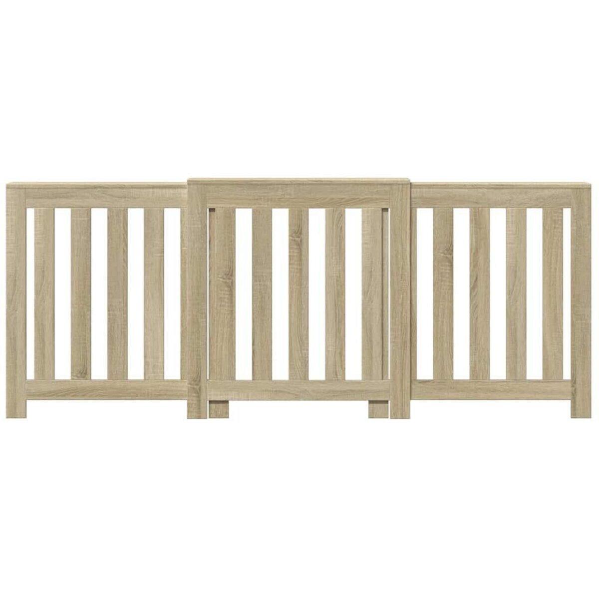 VIDAXL Cache-radiateur chene sonoma 205x21,5x83,5 cm bois d'ingenierie