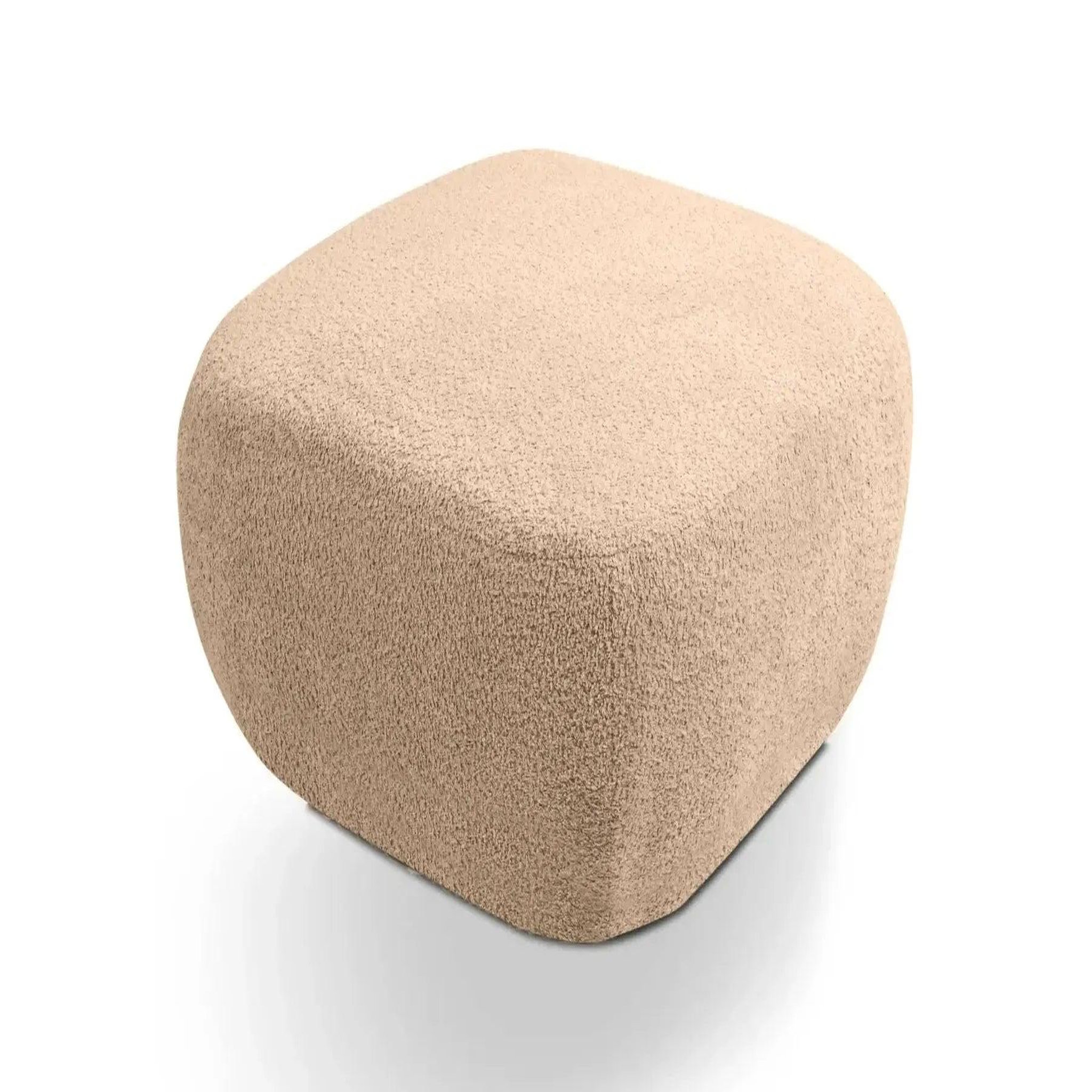 Voir la diapositive 5 : CASANOVA PARIS Santiago - pouf tissu bouclette