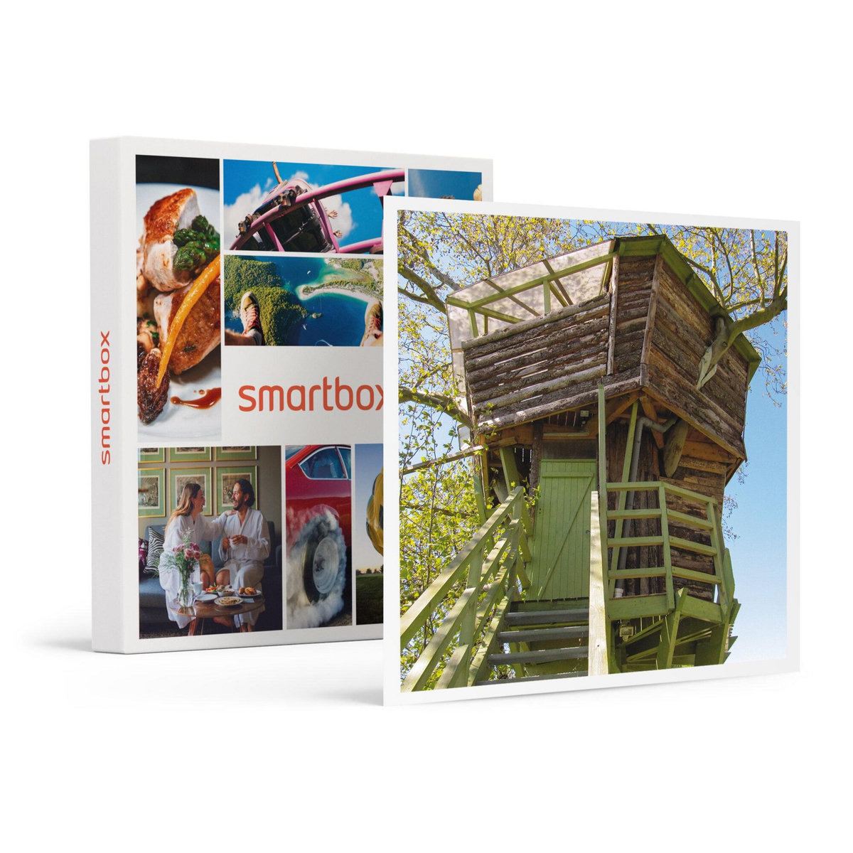 Smartbox 2 jours insolites en famille au camping dans un chalet sur pilotis - Coffret Cadeau Séjour