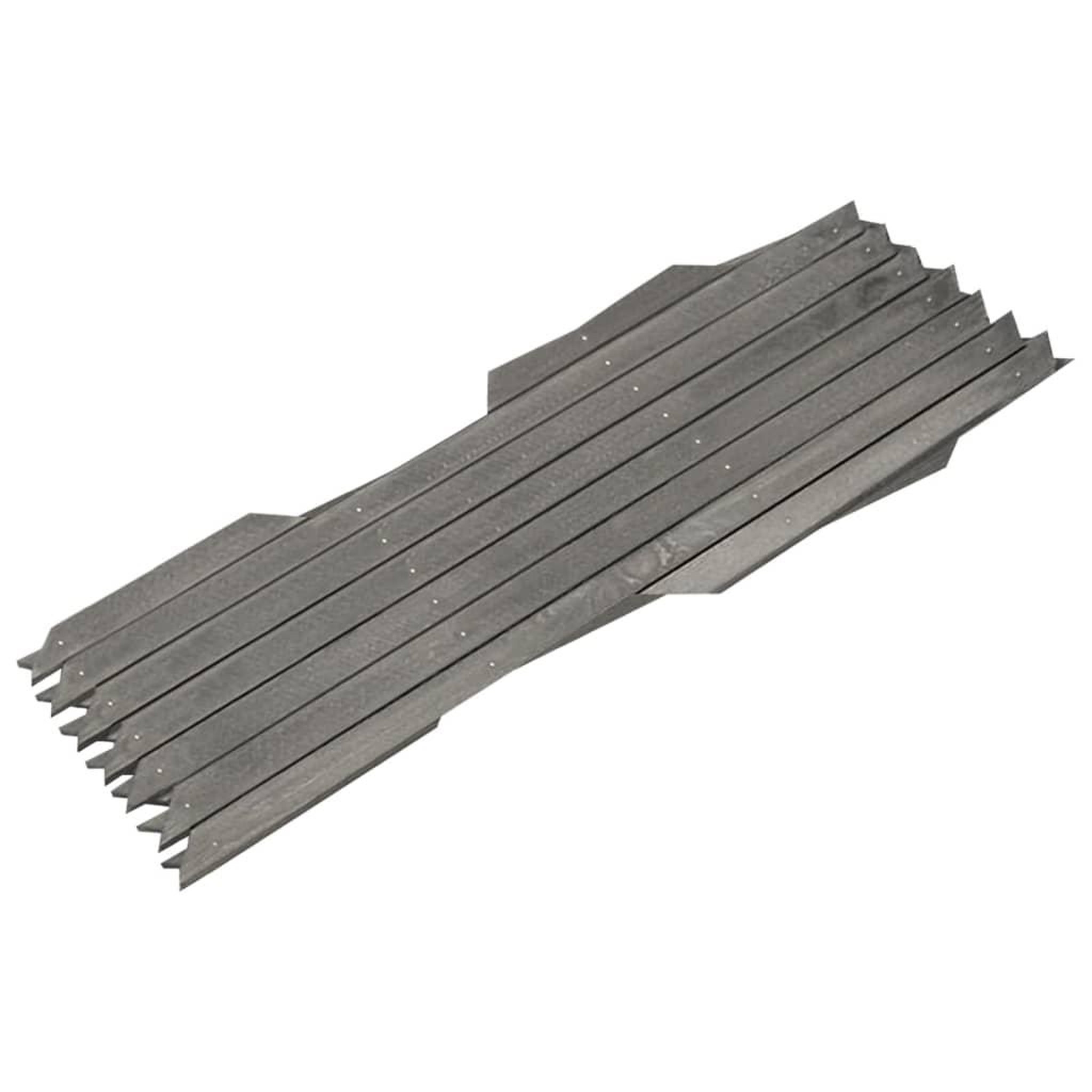 Voir la diapositive 3 : VIDAXL Cloture a treillis 5 pcs Gris Bois de sapin massif 180x30 cm