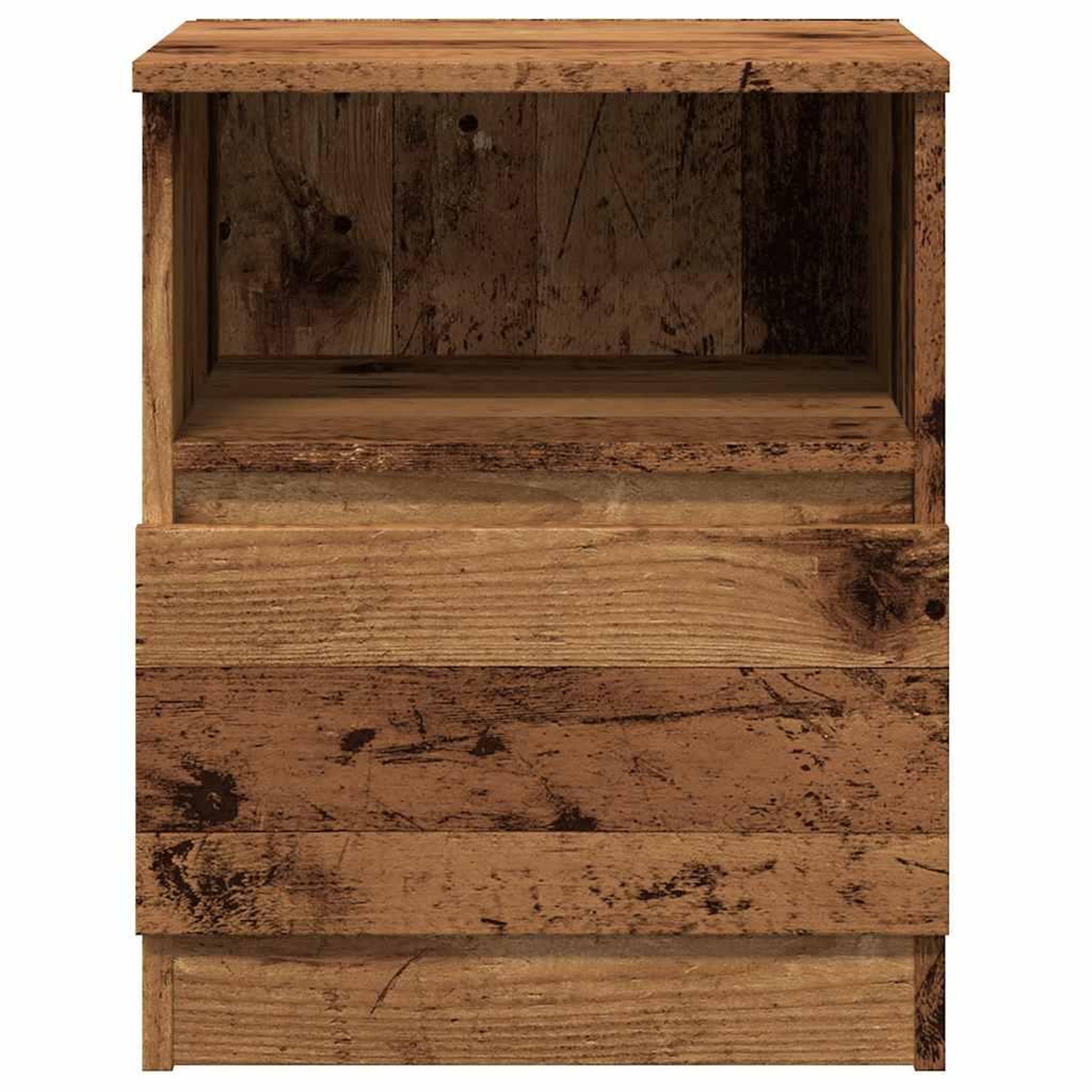 Voir la diapositive 4 : VIDAXL Table de chevet 2 pcs vieux bois 40x40x50 cm bois d'ingenierie