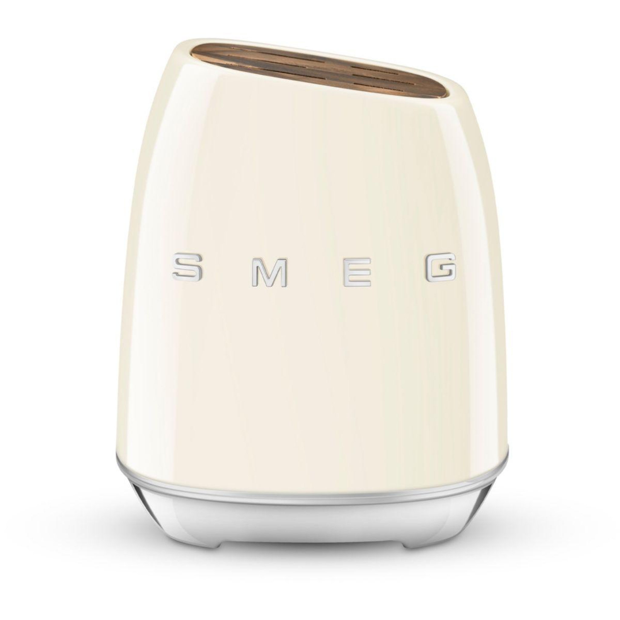 Voir la diapositive 2 : SMEG Bloc couteaux 6 pcs multi-usages crème