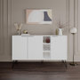 Voir la diapositive 2 : Habitat et Jardin Buffet en bois  Clara  - 142 x 35 x 83 cm - Blanc