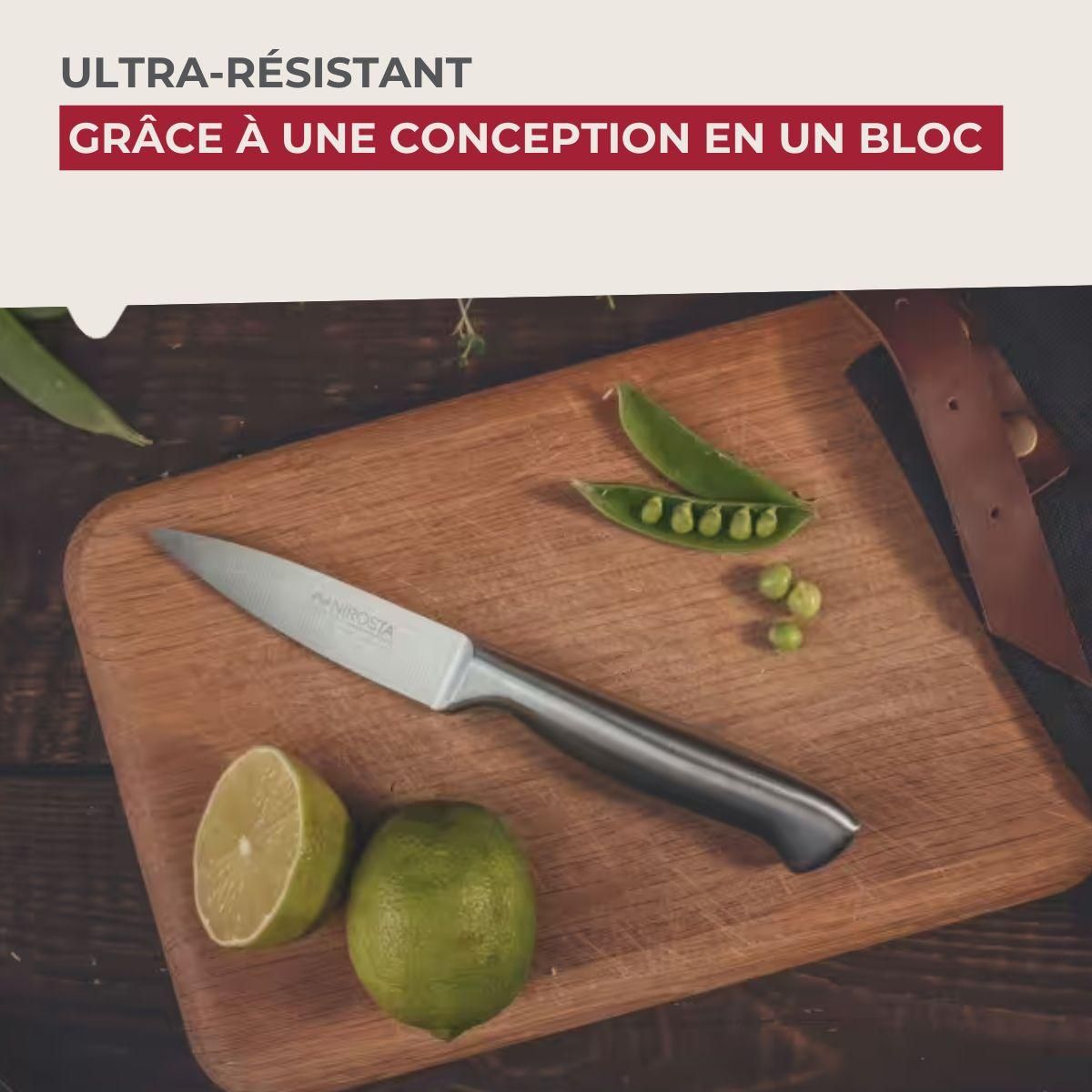 NIROSTA Couteau d'office en inox 20 cm en tout Nirosta Star