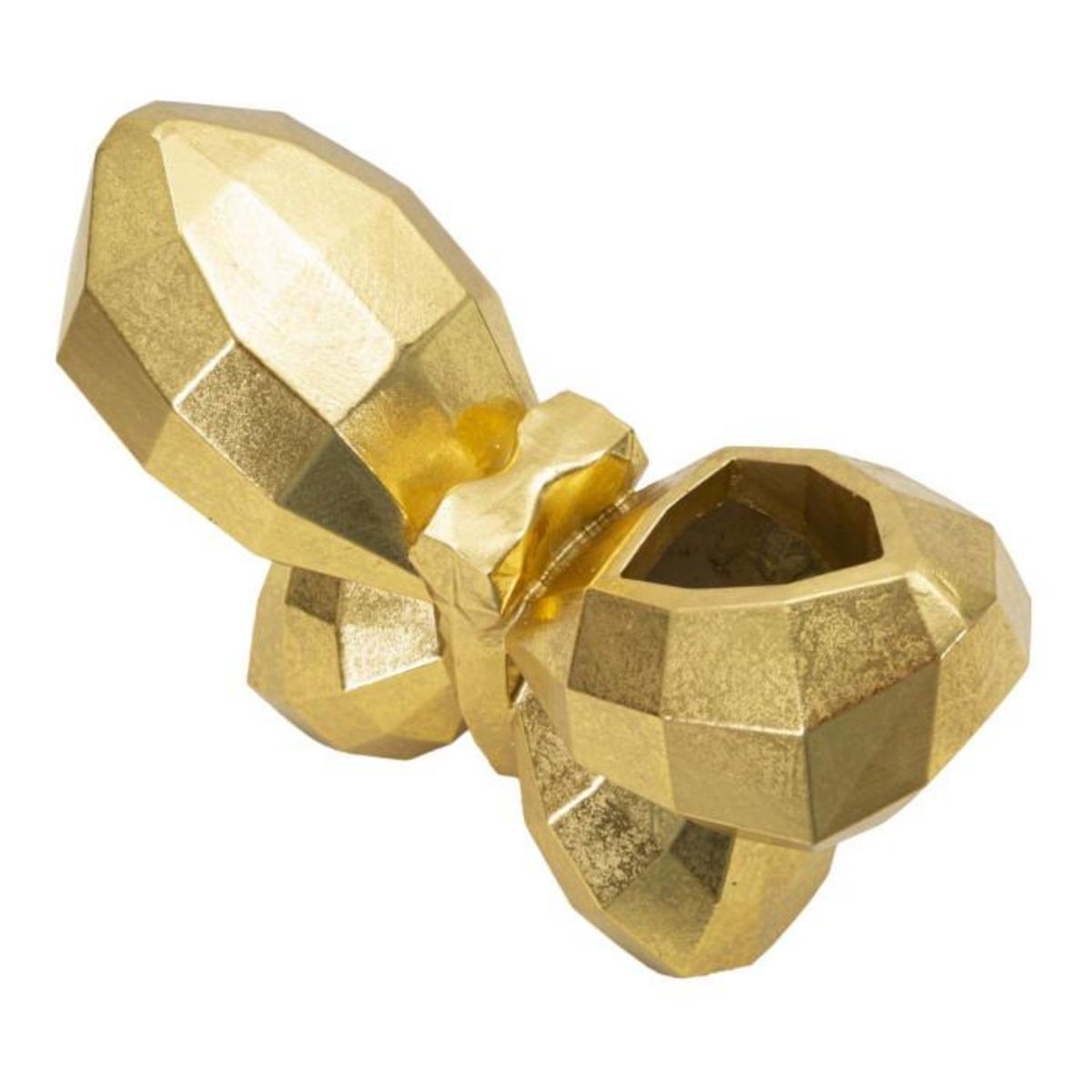 Paris Prix Vase Déco en Résine  Papillon  22cm Or