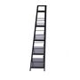 Voir la diapositive 5 : HOMCOM Étagère bibliothèque de rangement style industriel incliné 5 niveaux 70L x 35l x 150H cm noir