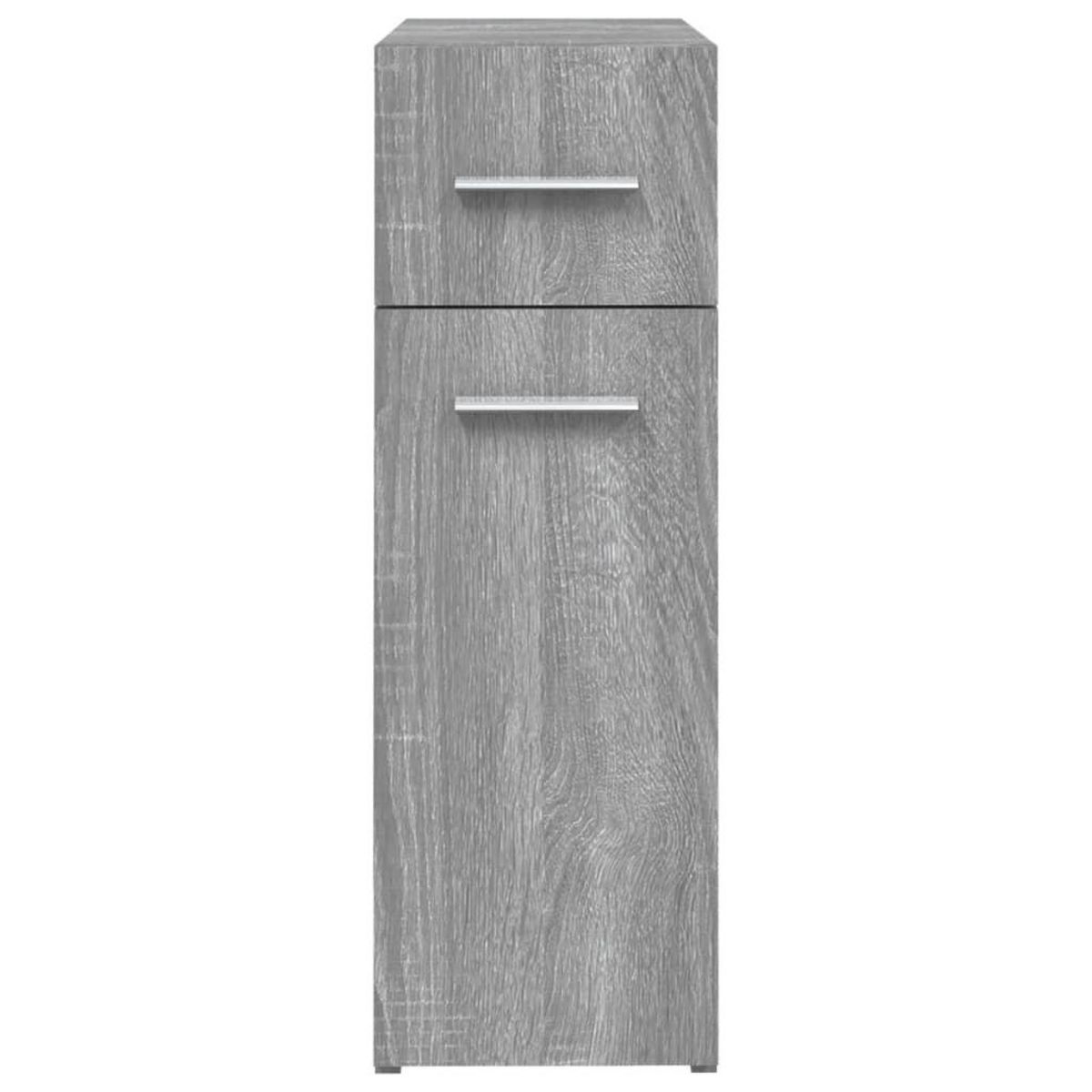 VIDAXL Armoire apothicaire Sonoma gris 20x45,5x60 cm Bois d'ingenierie