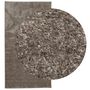 Voir la diapositive 3 : VIDAXL Tapis ISTAN a poils longs aspect brillant gris 80x150 cm