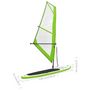 Voir la diapositive 6 : VIDAXL Ensemble de planche SUP gonflable avec voile Vert et blanc