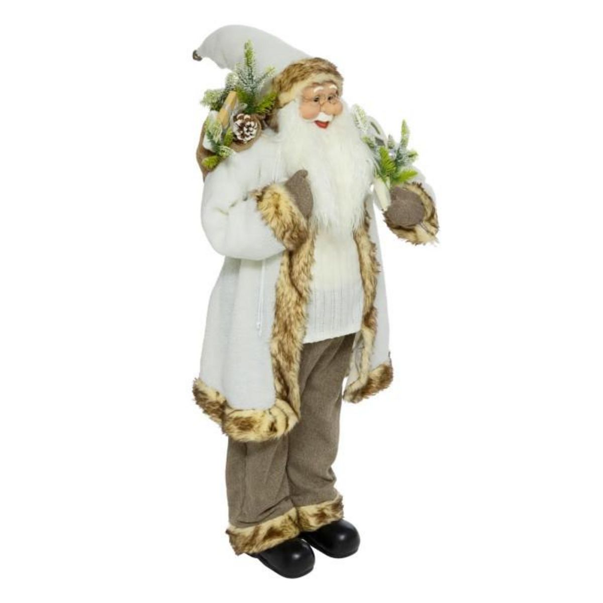 ATMOSPHERA Statue Père Noël Déco  Lumi  120cm Multicolore