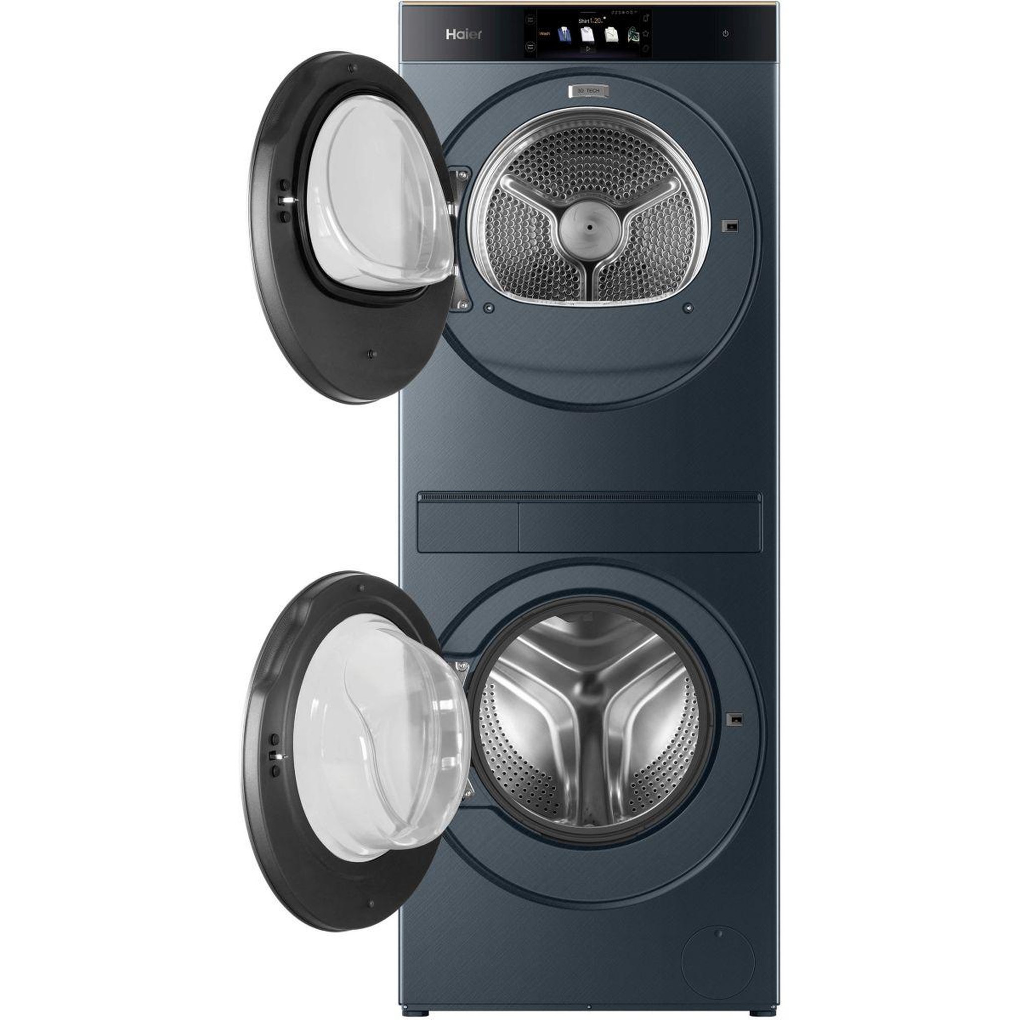 Voir la diapositive 2 : HAIER Lave linge séchant hublot clc108-gnu1-s