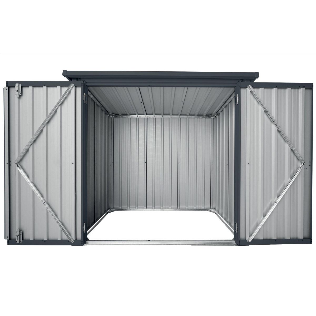 WERKAPRO Abri jardin métal 1,3m2  1.47x0.86 h1.34m  WERKA PRO