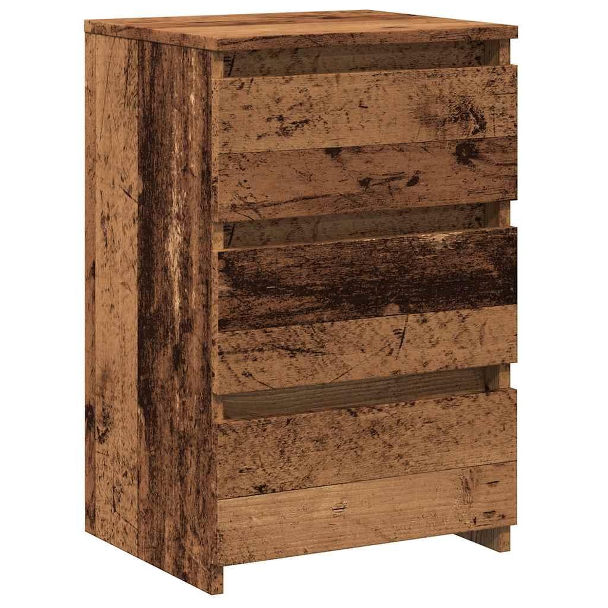 Voir la diapositive 2 : VIDAXL Table de chevet vieux bois 40x35x62,5 cm bois d'ingenierie