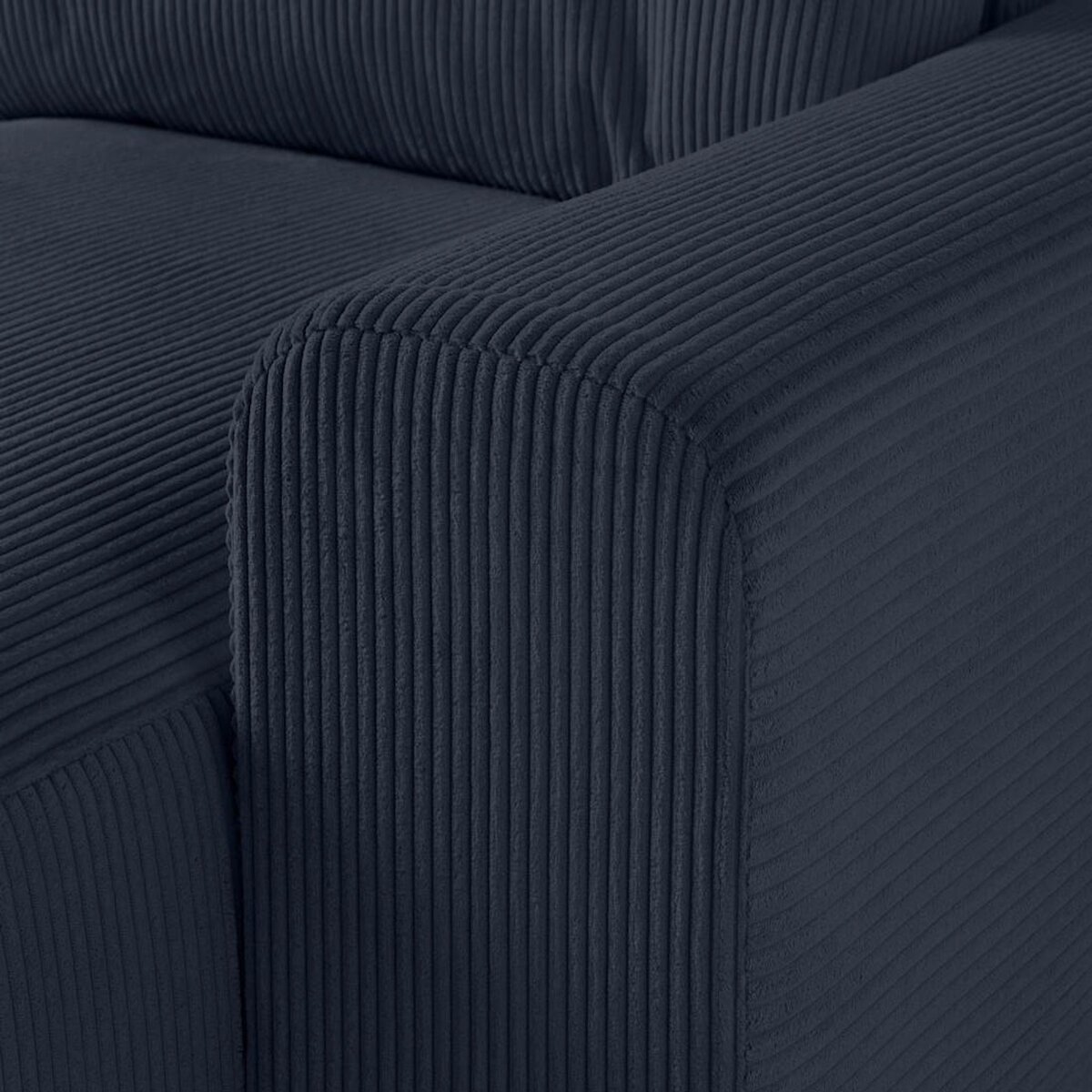 LISA DESIGN Garance - canapé modulable d'angle gauche - 8 places - en velours côtelé