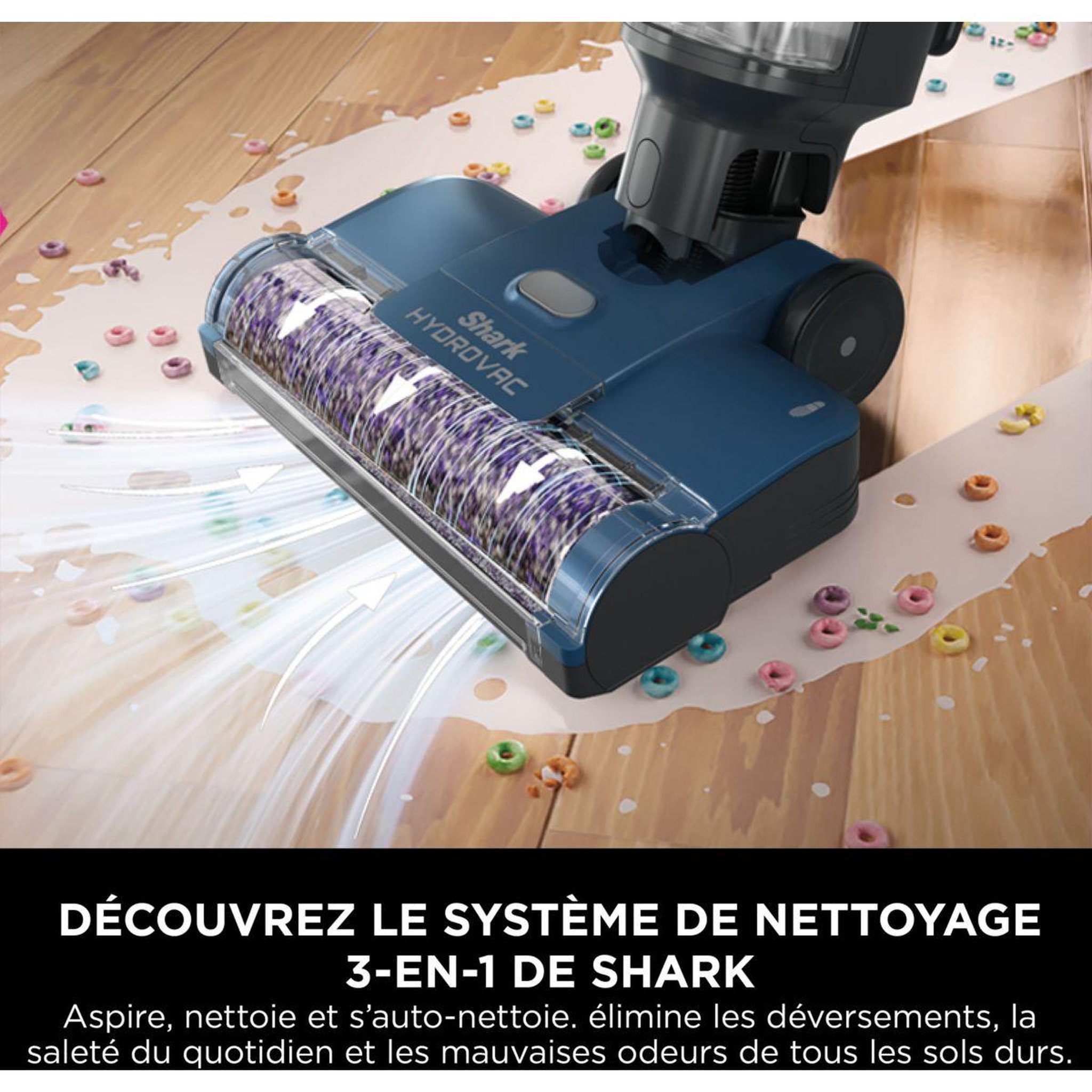 Voir la diapositive 2 : Shark Aspirateur laveur Hydrovac avec fil WD100EU