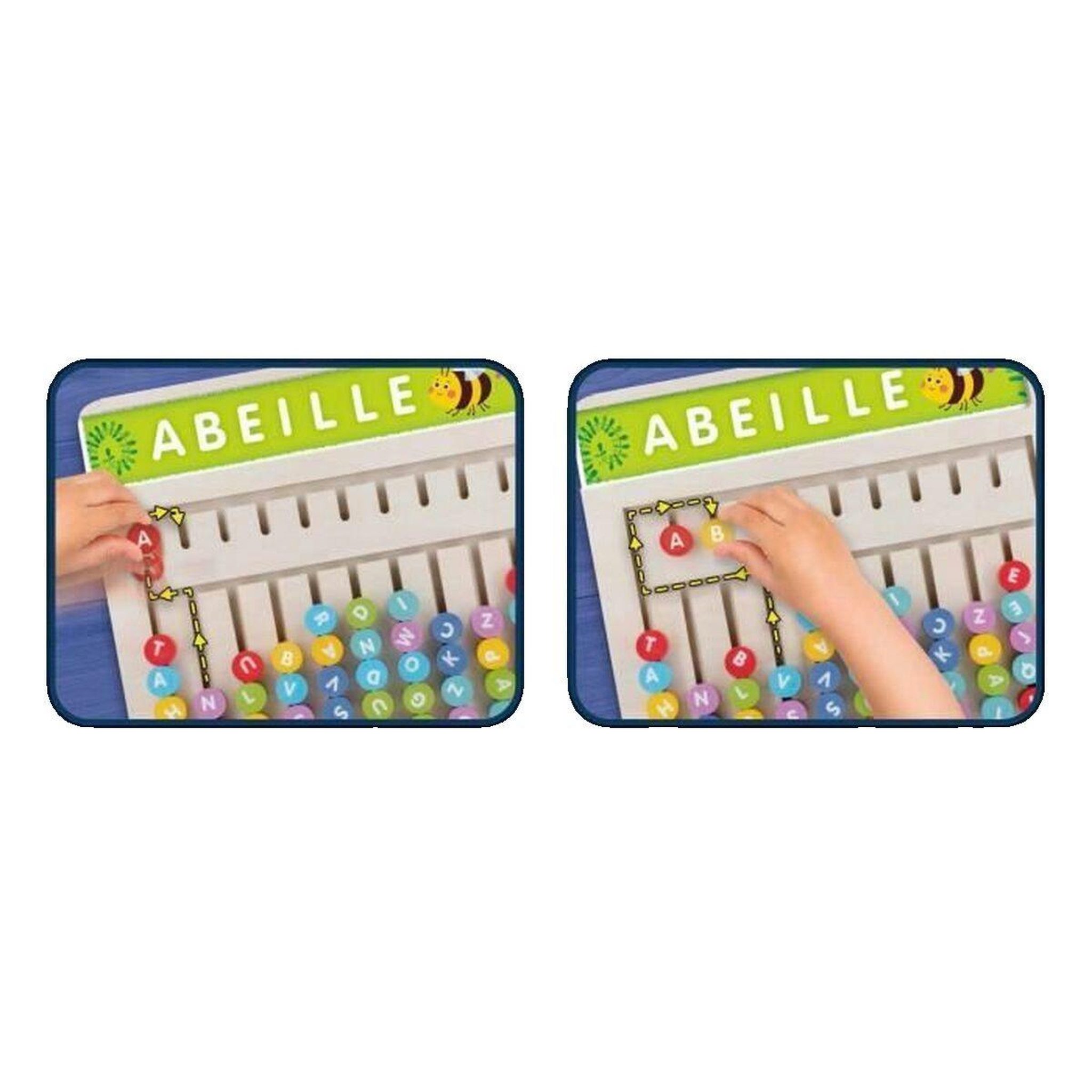 Voir la diapositive 2 : LISCIANI GIOCHI Jeu éducatif Lisciani-Giochi Montessori Compose-Mots multicolore