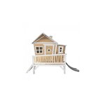 Axi House AXI Crooked Emma Maisonnette marron blanc Toboggan Gris