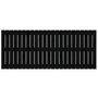 Voir la diapositive 4 : VIDAXL Tete de lit murale Noir 147x3x60 cm Bois massif de pin