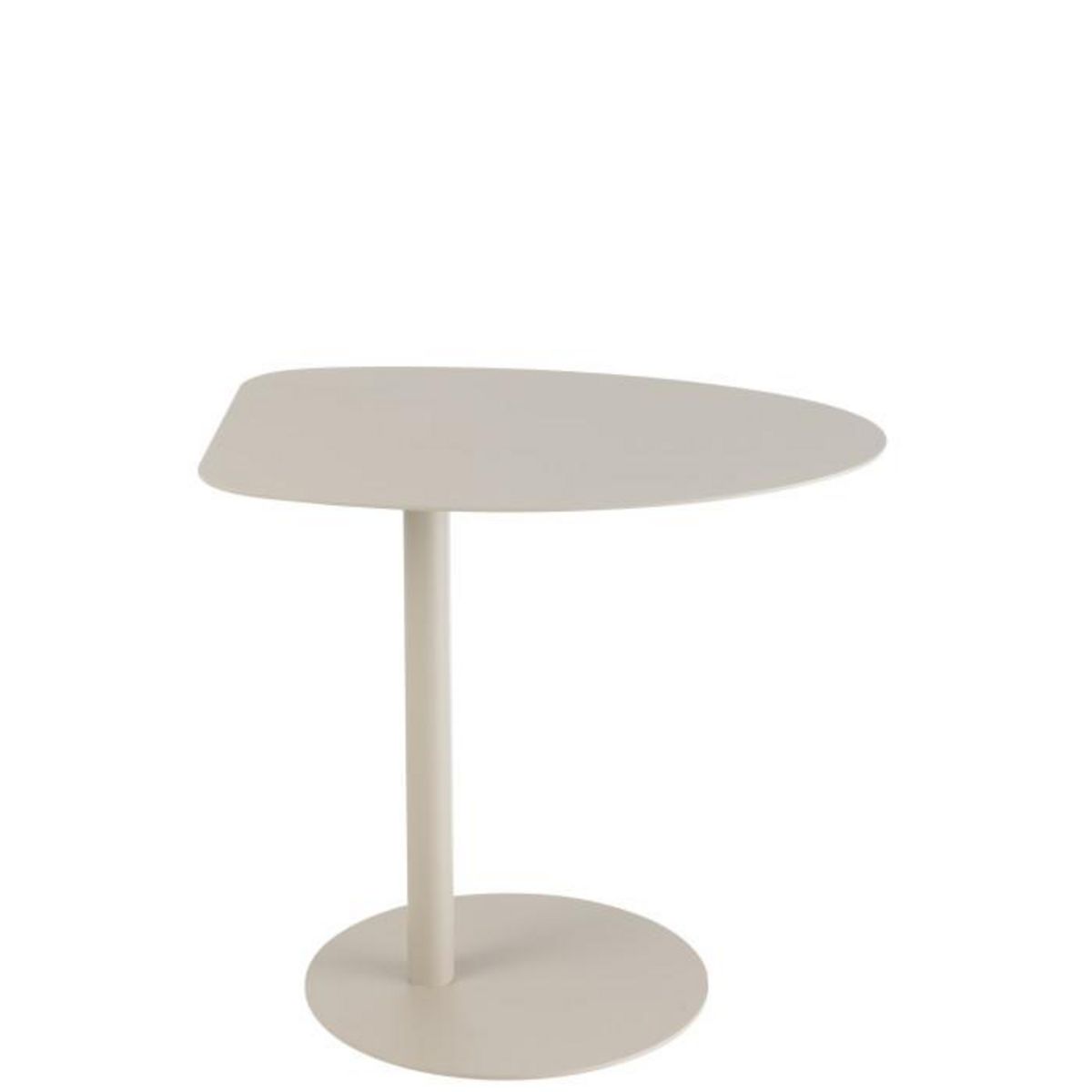 Paris Prix Table d'Appoint en Métal  Ice  55cm Gris