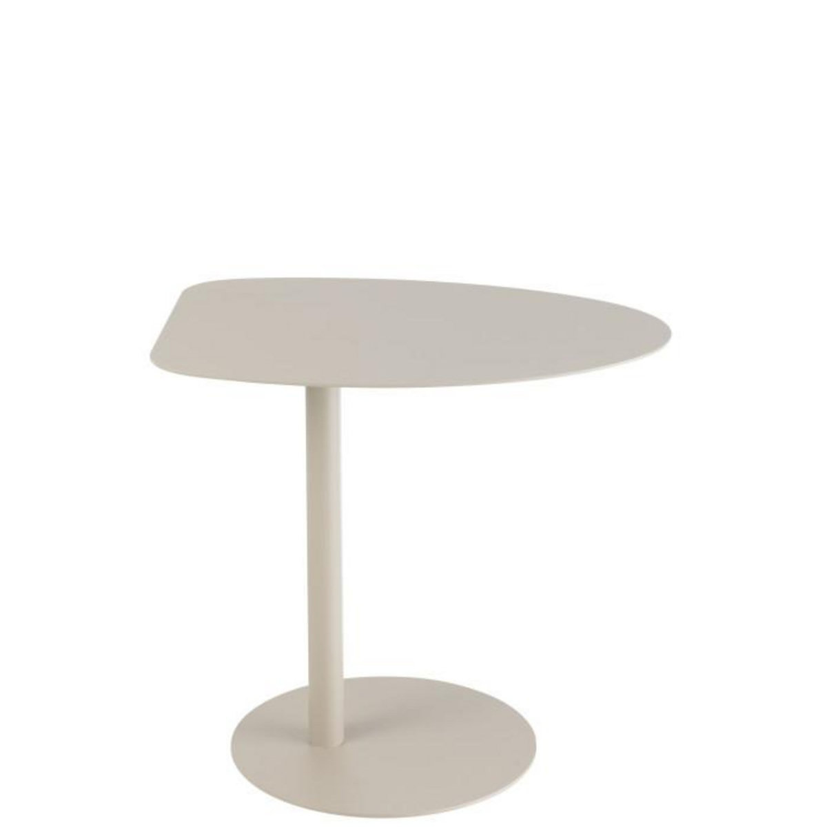 Paris Prix Table d'Appoint en Métal  Ice  55cm Gris