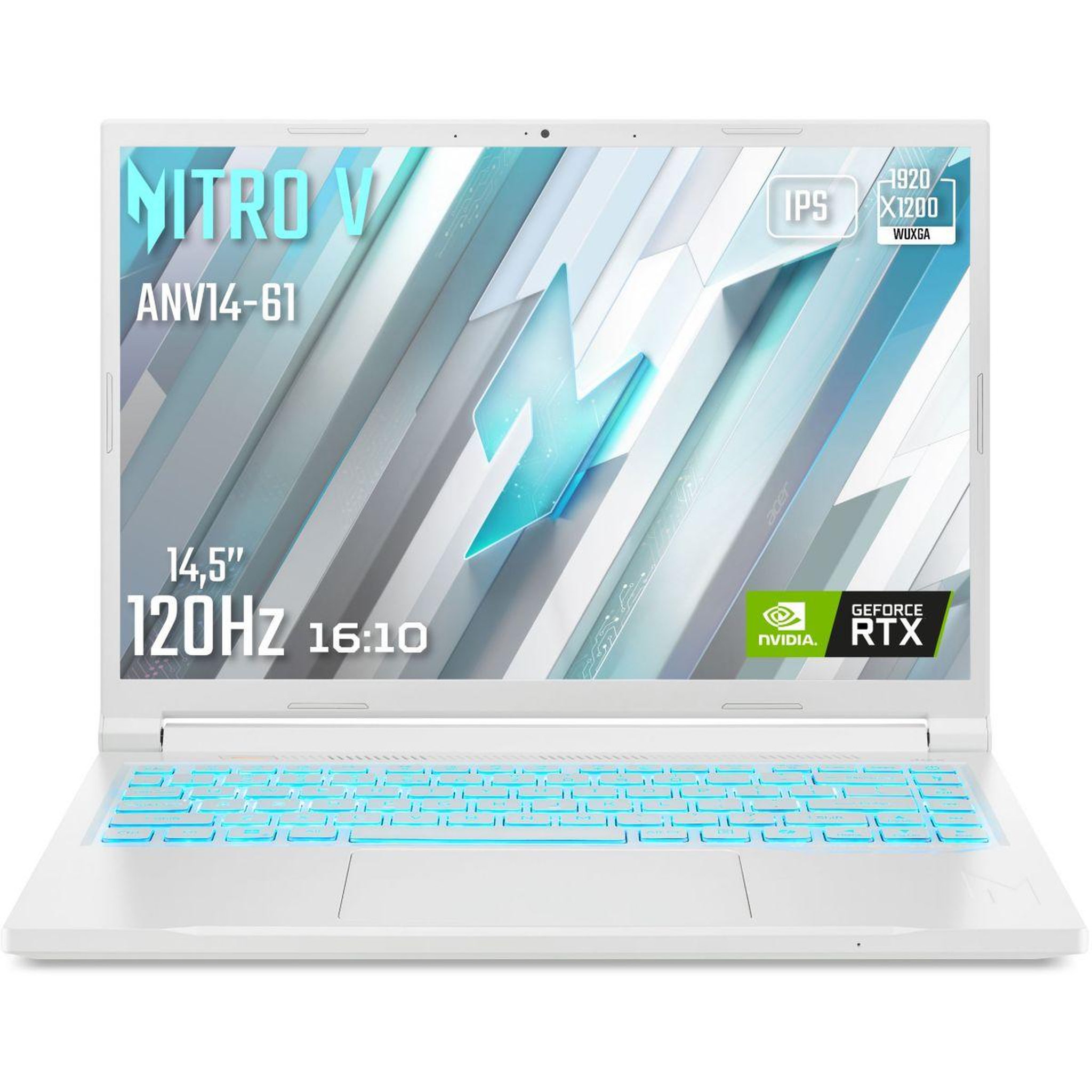 acer pc gamer nitro v 14,5 wuxga 120hz amd ryzen 5 8645hs nvidia geforce rtx 4050 16 go ram ddr5 ssd 512 go