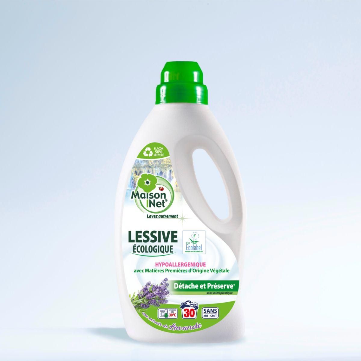 MAISON NET Lessive Lessive Ecolabel Lavande 1.5L