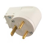 Legrand Fiche male coudée 2 phases + terre 20A 380V