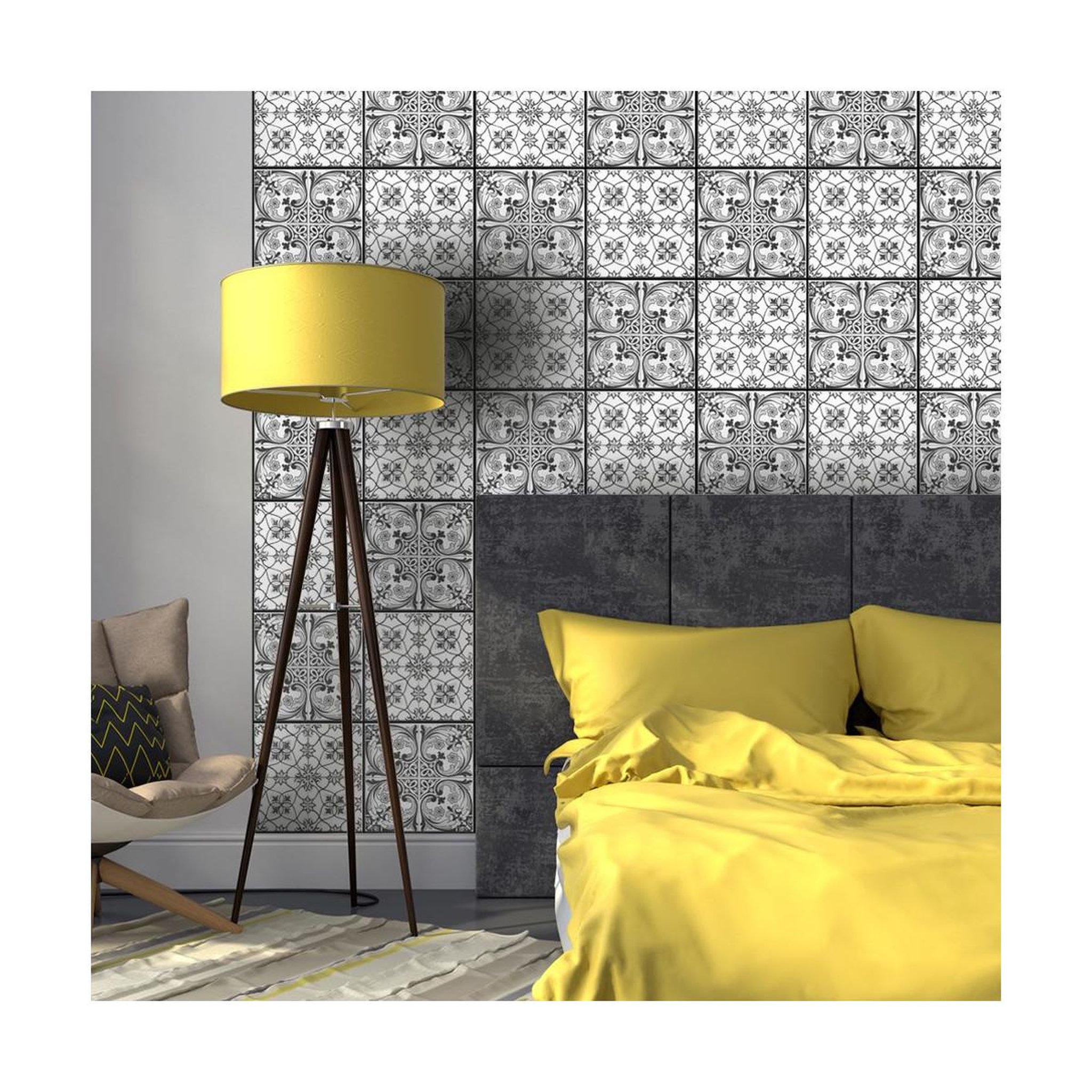 Paris Prix Papier peint  black ornament  50x1000cm