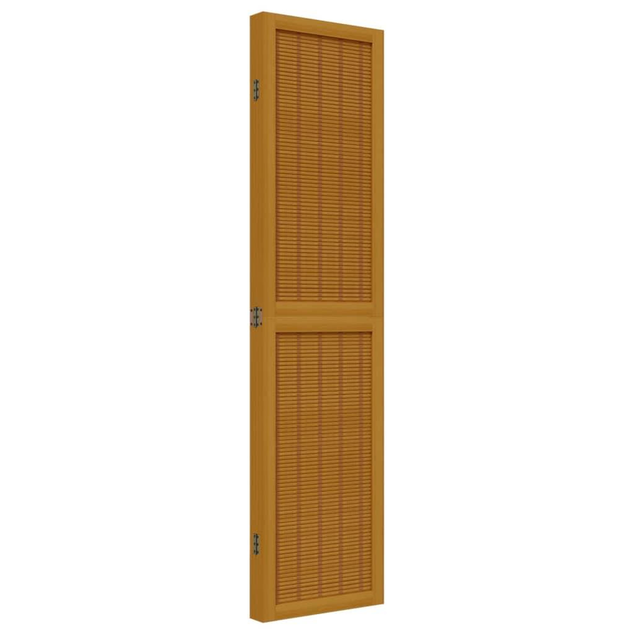 Voir la diapositive 5 : VIDAXL Cloison de separation 4 panneaux marron bois paulownia massif