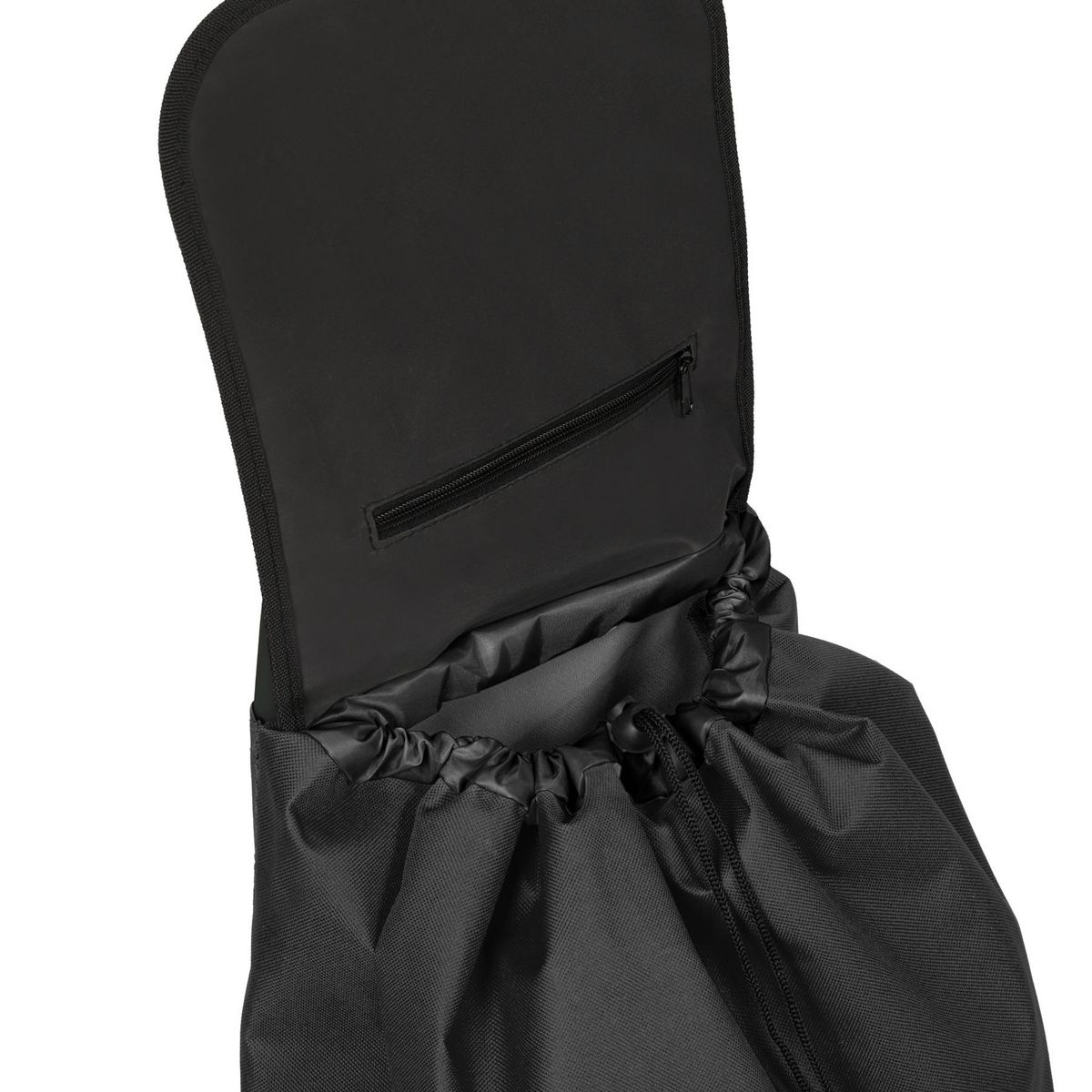 tectake Chariot de courses à roulettes pliable noir