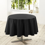 Paris Prix Nappe Ronde Antitache  Essentiel  180cm Noir