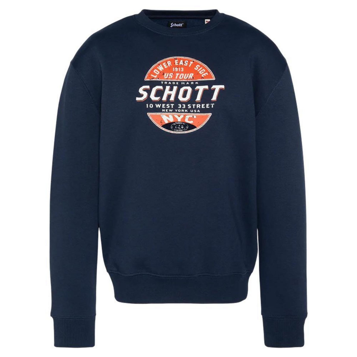 Schott Sweat  Homme Schott Rdc Print