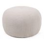 Voir la diapositive 4 : Paris Prix Pouf Rond Bouclette  Pilou  55cm Beige