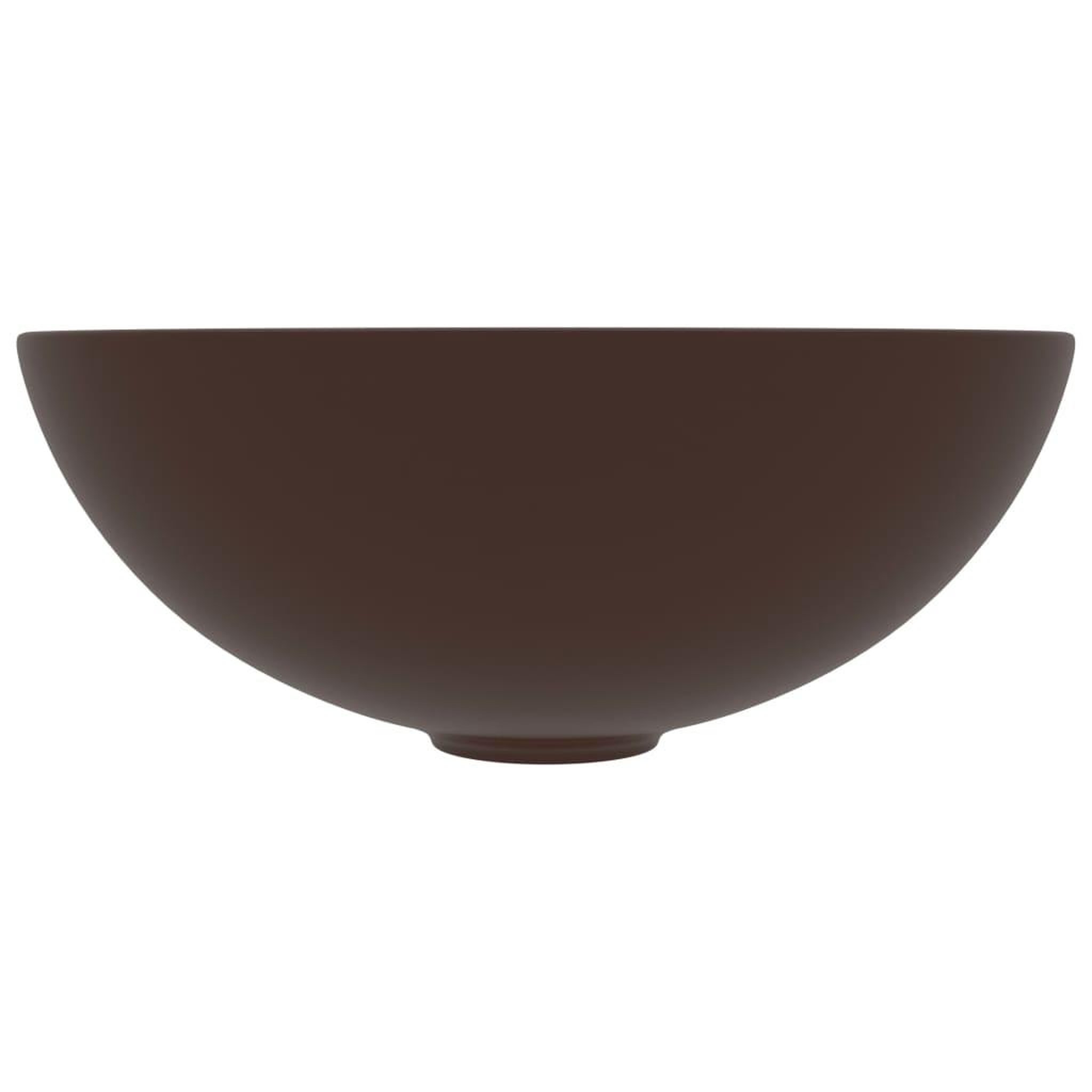 Voir la diapositive 3 : VIDAXL Lavabo de salle de bain Ceramique Marron Rond