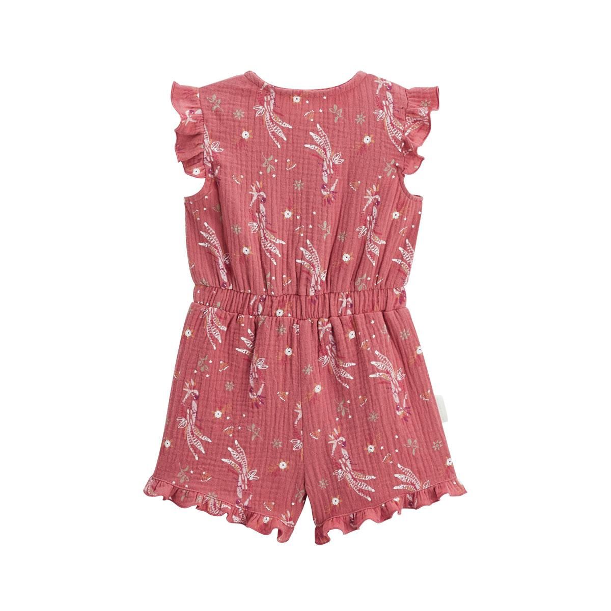 Petit Béguin Combishort bébé en gaze de coton Fiesta