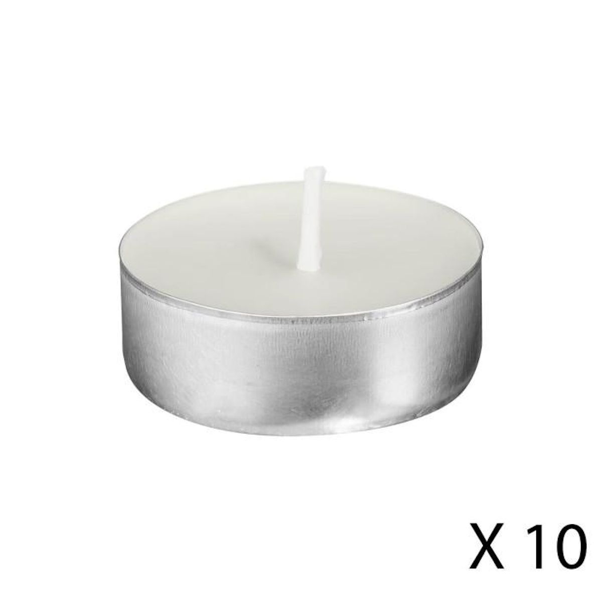 COMPTOIR DE LA BOUGIE Lot de 30 Bougies Chauffe-Plat Parfumées 3,7cm Jasmin